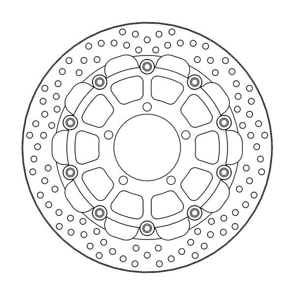 Halo Series Floating Racing Rotor Stainless Steel