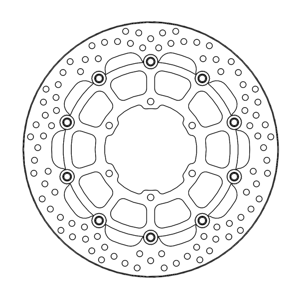 Halo Series Floating Racing Rotor Stainless Steel