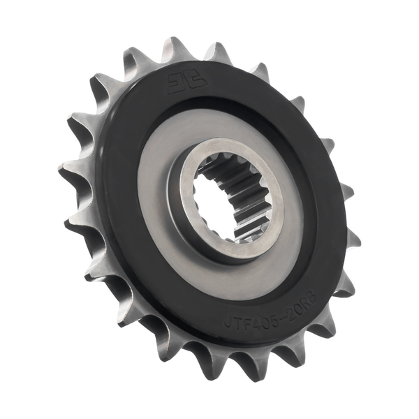 JT SPROCKETS Rubber Cushioned Front Sprocket Black, Natural 