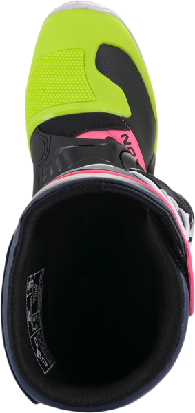 Cizme copii Alpinestars Tech 3S Black/Dark Blue/Pink Fluorescent-6