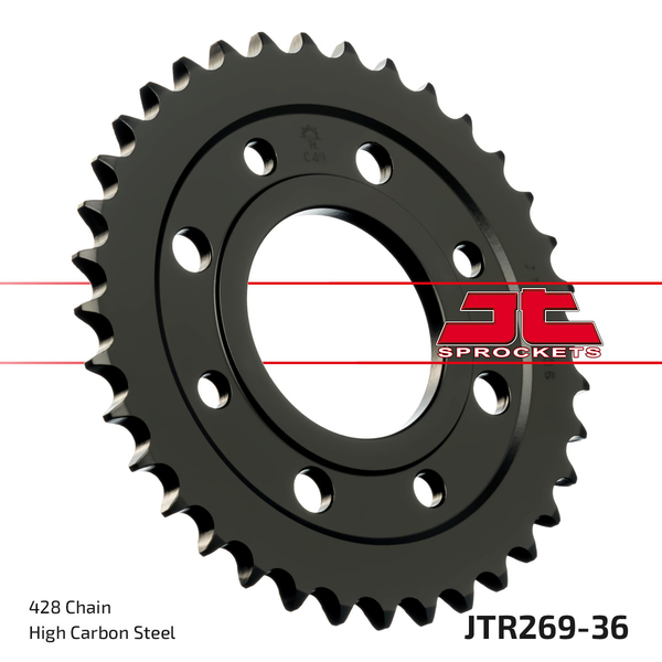 JT SPROCKETS Rear Sprocket Black 