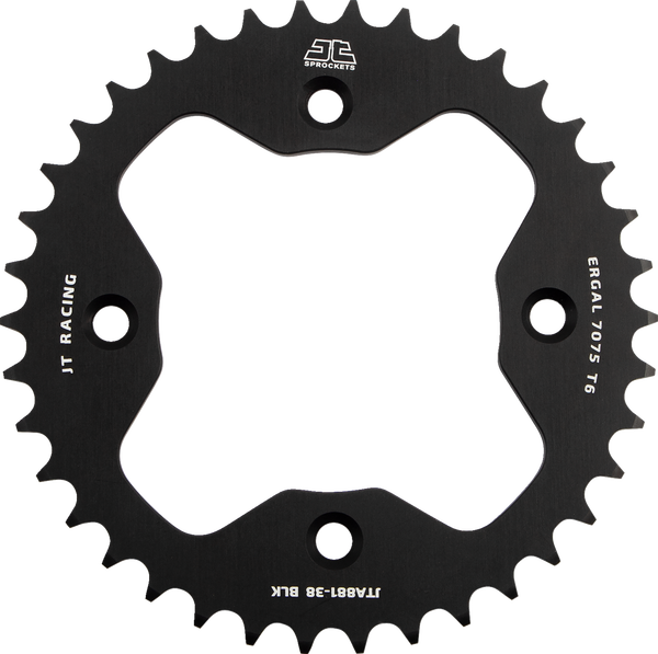 JT SPROCKETS Racelite Aluminum Rear Sprocket Black 