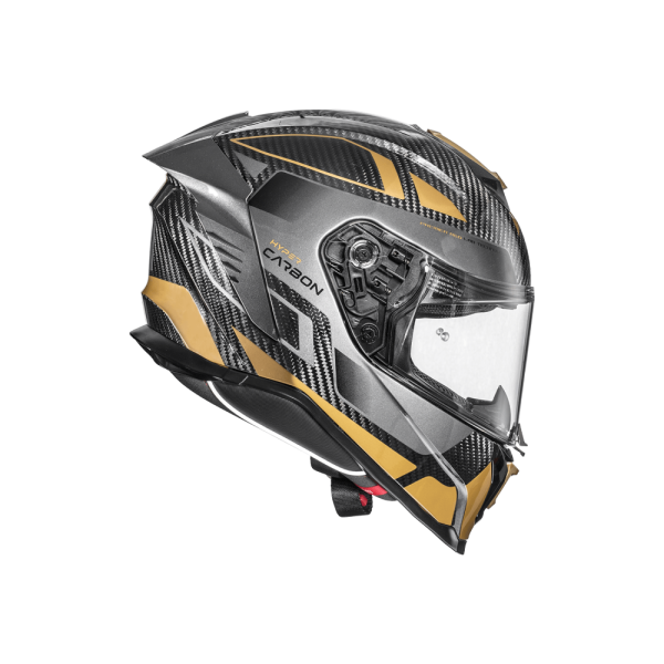 Casca Premier Hyper Carbon Gri/Gold-0