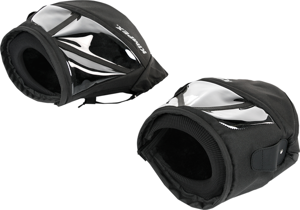 Snowmobile Muffs With Window Black-1