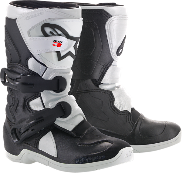 Cizme Copii Alpinestar Tech 3S Black White-8