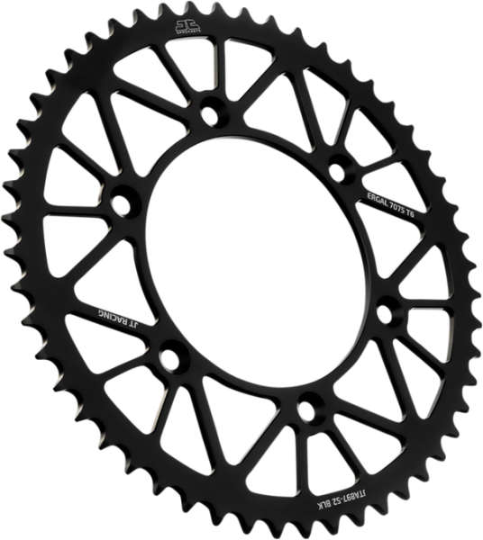 JT SPROCKETS Racelite Aluminum Rear Sprocket Black 