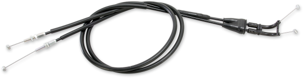 MOOSE RACING Black Vinyl Throttle Cable Black 