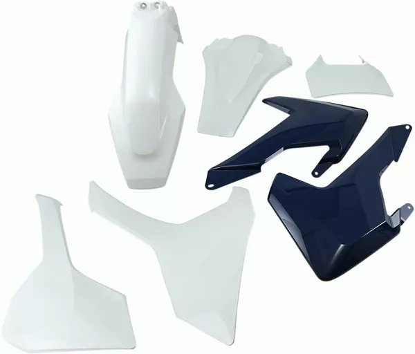 Replacement Plastic Body Kit Blue, White-1