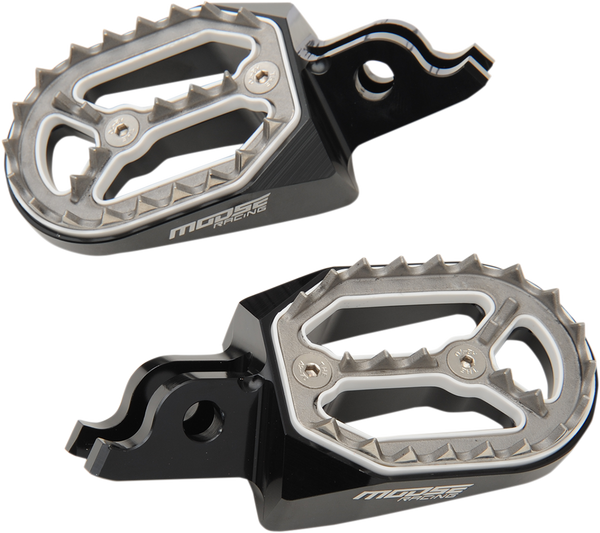 MOOSE RACING Qualifier Footpegs Black 