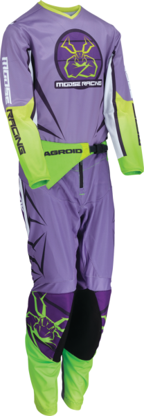 MOOSE RACING Youth Agroid Mesh Jersey Purple -1