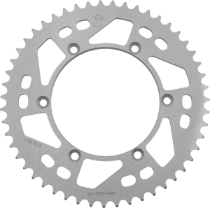 MOOSE RACING Rear Aluminum Sprocket Silver 