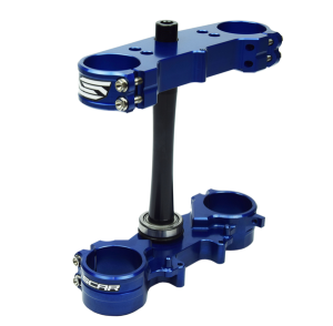 Triple Clamp Blue