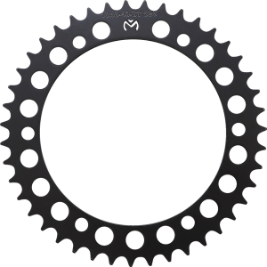 MOOSE RACING Steel Rear Sprocket Black, Zinc Plated 