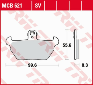 Placute frana fata TRW Organice BMW R 80R '91 -'95/K 1100LT / RS '90 -'98