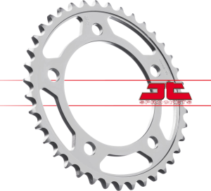 JT SPROCKETS Steel Rear Sprocket Natural 