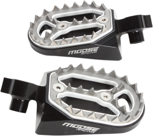 MOOSE RACING Qualifier Footpegs Black 