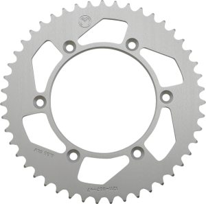 MOOSE RACING Rear Aluminum Sprocket Silver 