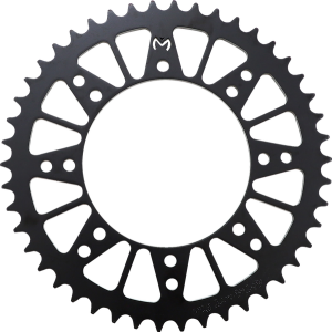 MOOSE RACING Steel Rear Sprocket Black, Zinc Plated 