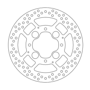 Halo Series Rear Rotor Stainless Steel