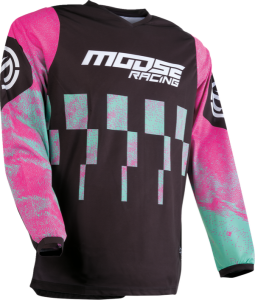 MOOSE RACING Qualifier Jersey Black, Pink 