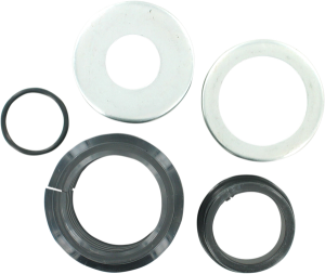 Steering Stem Bearing Kit Black, Chrome