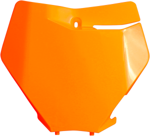 Replacement Front Number Plate Orange