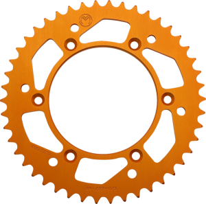 MOOSE RACING Rear Aluminum Sprocket Orange 