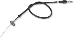 MOOSE RACING Black Vinyl Throttle Cable Black 