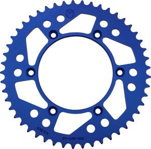 MOOSE RACING Rear Aluminum Sprocket Blue 