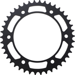 MOOSE RACING Steel Rear Sprocket Black, Zinc Plated 