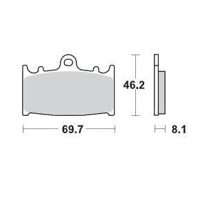 Racing Gp Sinderpro Offroad Brake Pads