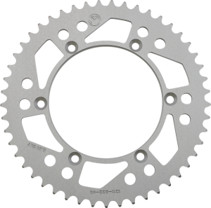 MOOSE RACING Rear Aluminum Sprocket Silver 