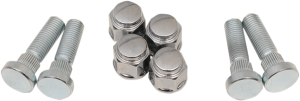 MOOSE RACING Wheel Stud-nut Kit Silver 