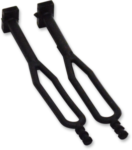 MOOSE RACING Replacement Strap Set Black 