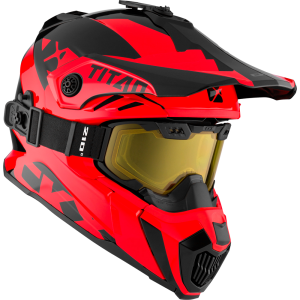 CKX Helmet + Goggles TITAN Airflow Extra Red XS