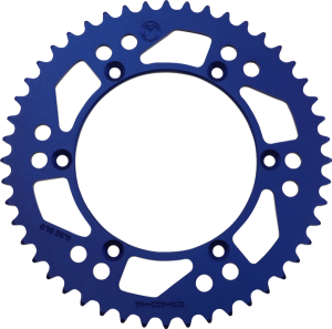 MOOSE RACING Rear Aluminum Sprocket Blue 