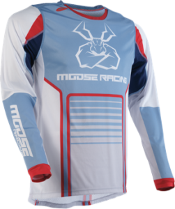 Tricou Moose Racing Agroid Blue/Gray