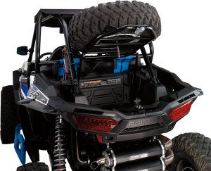 MOOSE RACING Rzr Spare Tire Carrier Black 