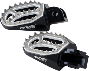 MOOSE RACING Qualifier Footpegs Black 