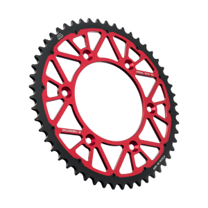 JT SPROCKETS Twinstar Steel-aluminum Hybrid Sprocket Black, Red 