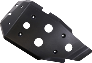 MOOSE RACING Aluminum Skid Plate Black 