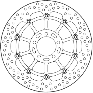 Halo Series Floating Racing Rotor Stainless Steel