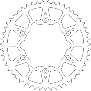 7075 Racing Mx Sprocket Orange