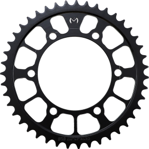 MOOSE RACING Steel Rear Sprocket Black, Zinc Plated 