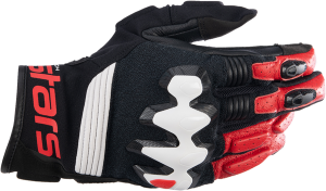 Halo Leather Gloves Black