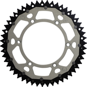 MOOSE RACING Dual Sprocket Silver 