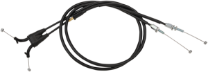 MOOSE RACING Black Vinyl Throttle Cable Black 