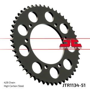 JT SPROCKETS Rear Sprocket Natural 