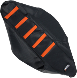 MOOSE RACING Seat Cover Ribbed Ktm Or Black 