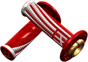 Emig Pro V2 Lock-on Grips Red, White